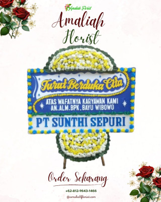 Papan Bunga Duka di Rawasari