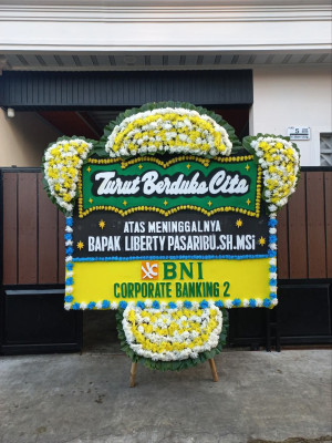 Papan Bunga Duka di Rawasari