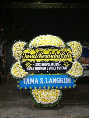 Papan Bunga Duka di Rawasari