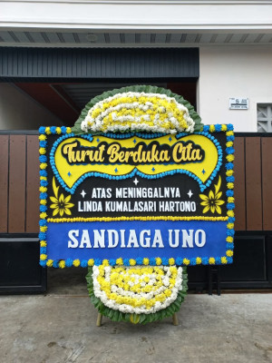 Papan Bunga Duka di Rawasari