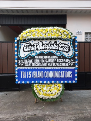 Papan Bunga Duka di Rawasari
